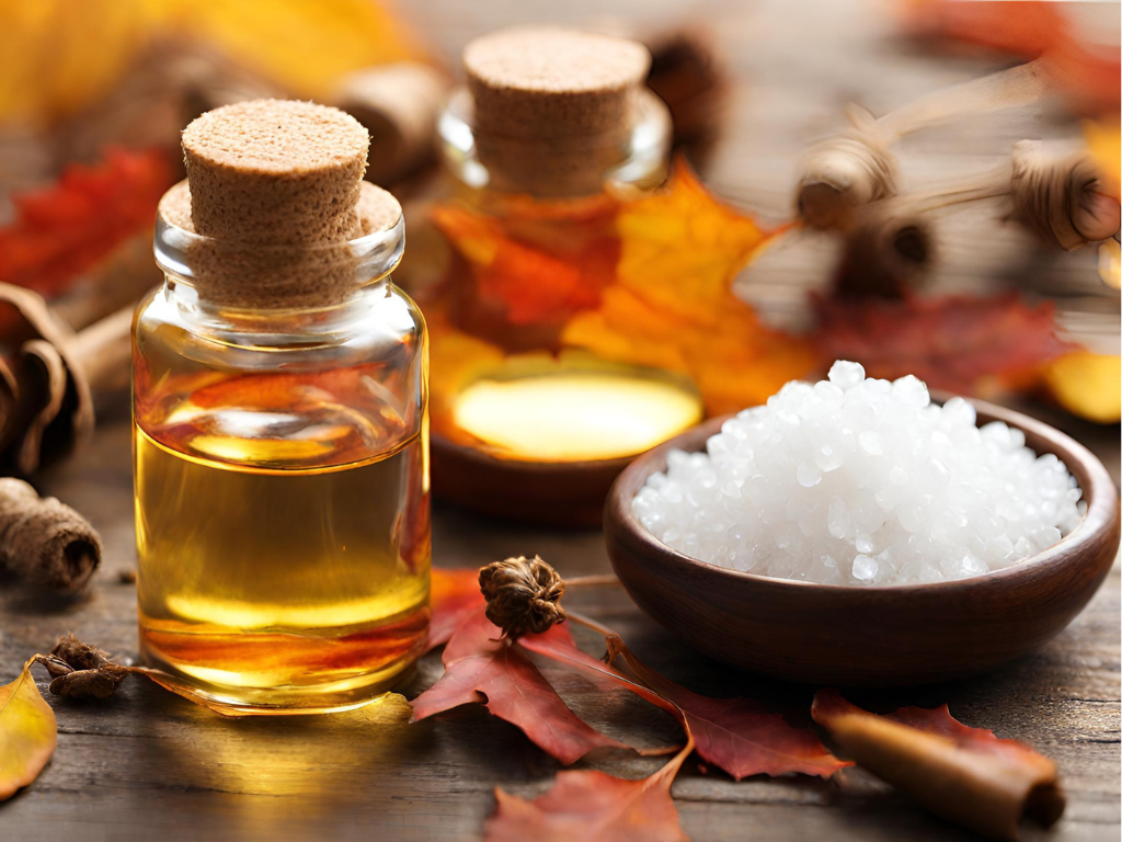 podzimní aromaterapie - esenciální olej a sůl