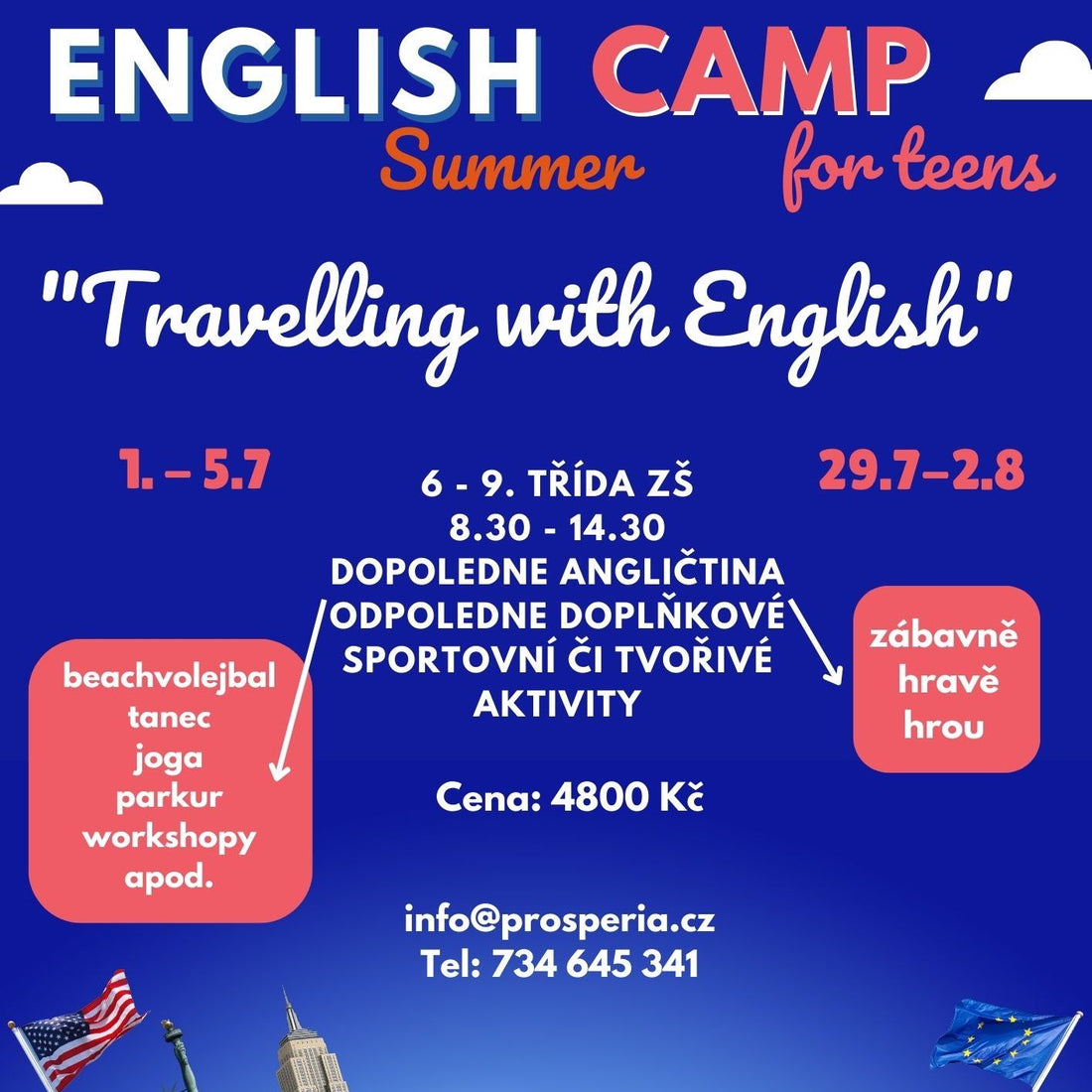 ENGLISH CAMP - anglický příměstský tábor