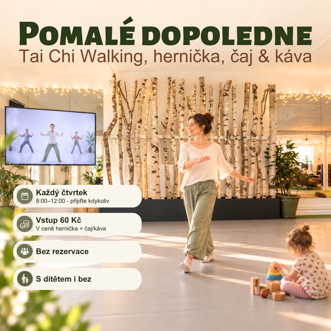 Pomalé dopoledne: Tai Chi Walking &amp; hernička