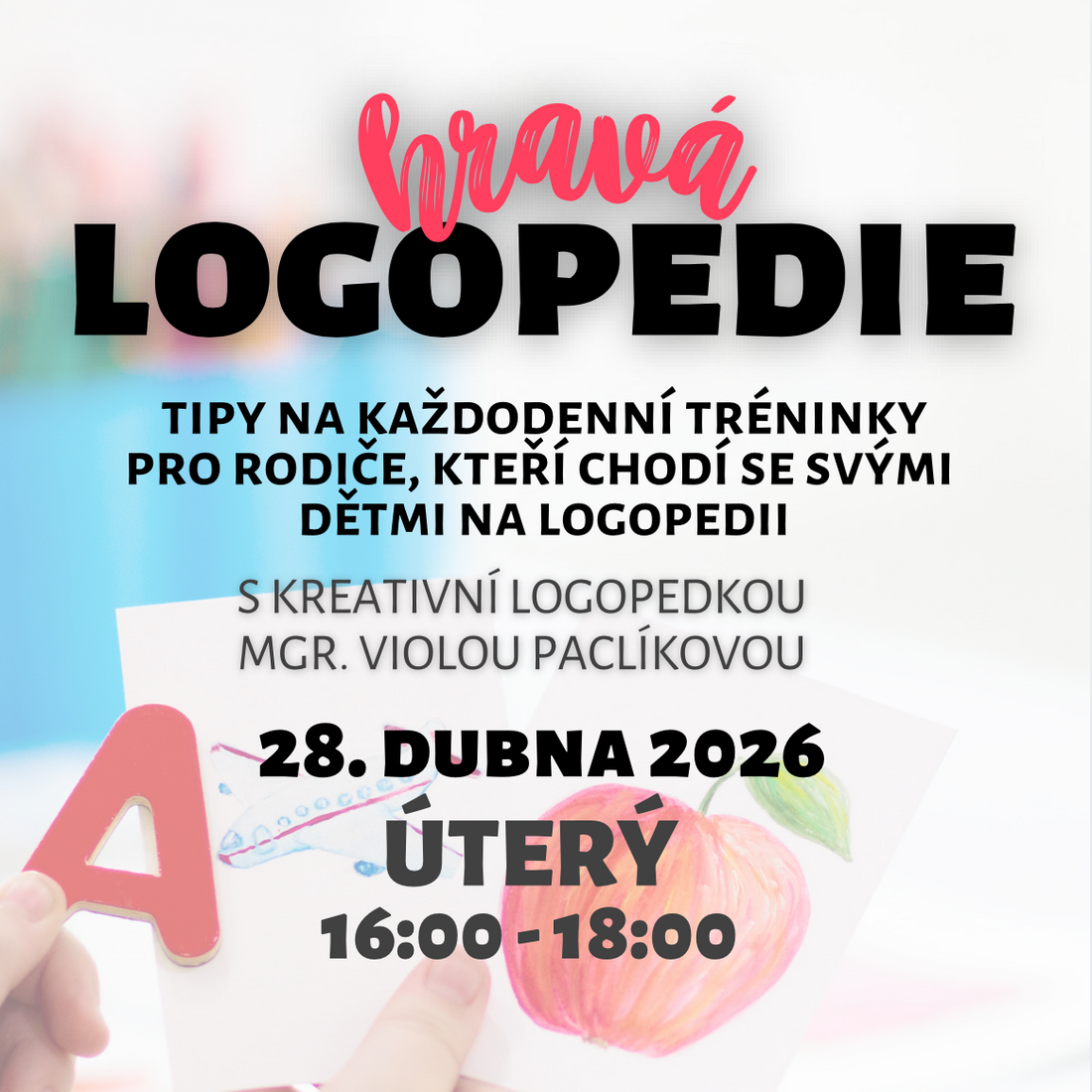 Hravá LOGOPEDIE - workshop